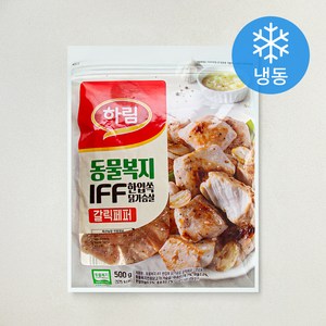 하림IFF 동물복지 인증 IFF 한입쏙 닭가슴살 갈릭페퍼 (냉동), 500g, 1개입, 1개