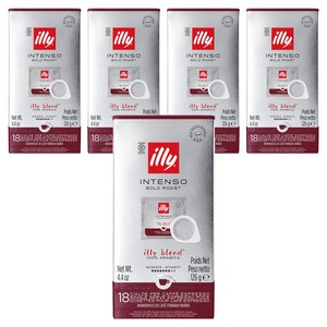 일리 볼드 로스트 파드 캡슐커피, 7g, 18개입, 5개