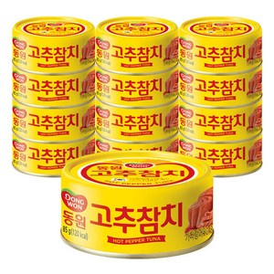 동원참치 고추참치, 85g, 12개