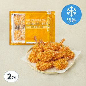 지엔씨푸드 버터플라이 새우튀김 10미 (냉동), 250g, 2개