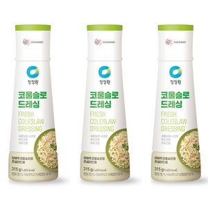 청정원 코울슬로 드레싱, 315g, 3개