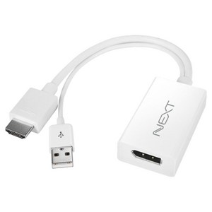 넥스트유 HDMI to 디스플레이 포트 변환 아답터
