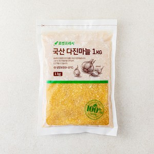 국산 다진마늘, 1kg, 1개