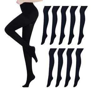 ROJI 고탄력 팬티 스타킹 80D 10p