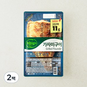비비고 고단백 가자미구이 (냉장), 70g, 2팩