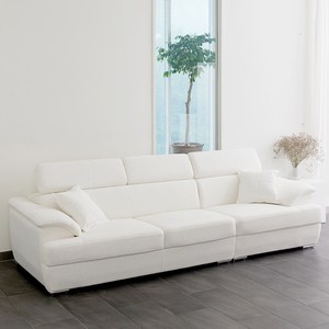 오스본가구 라티나 타이보 패브릭 4인용 소파 + 쿠션2p 세트 방문설치