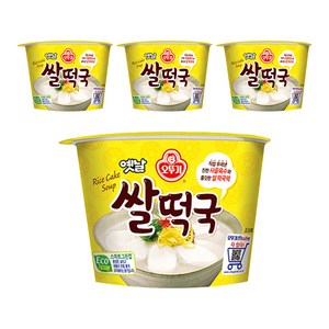 오뚜기옛날 쌀떡국, 166.6g, 4개