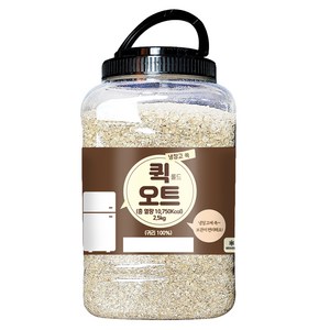 냉장고쏙 퀵 롤드 오트, 2.5kg, 1개