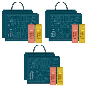 뉴케어 정품 고칼슘 영양갱 셀렉션 선물세트, 720g, 3개