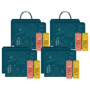 뉴케어 정품 고칼슘 영양갱 셀렉션 선물세트, 720g, 4개