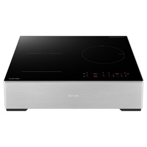 쿠첸 IH BLACK 3400 3구 인덕션 방문설치 + 스탠드케이스 실버 150mm 세트 방문설치