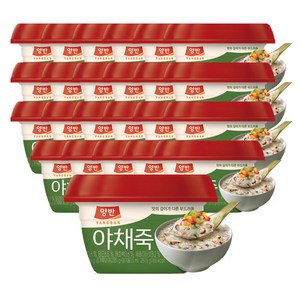 양반 야채죽, 287.5g, 24개