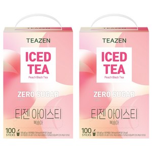 티젠 제로슈가 아이스티 복숭아