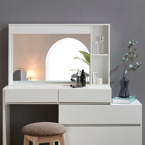 파로마 클레오 풀세트 익스텐션 LED 화장대 + 원목 스툴 세트 방문설치