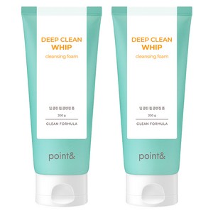 [비건뷰티] 포인트앤 딥클린 휩 클렌징 폼, 200g, 2개