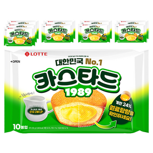 롯데 카스타드 오리지널, 230g, 10개