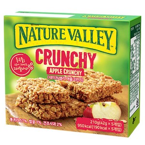 네이처밸리 크런치 애플 크런치 바, 210g, 1개