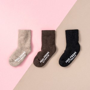 폴프랜즈 아동용 원사이즈 단목 양말 3켤레 세트 숏마벨