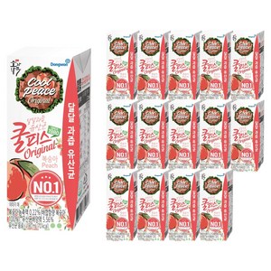 소와나무 쿨피스 복숭아, 190ml, 15개