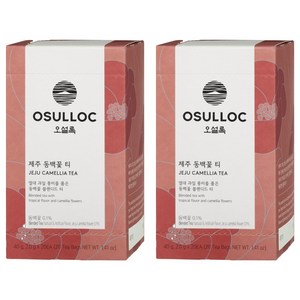 오설록 제주 동백꽃 티백