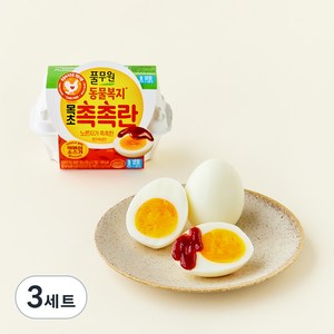 풀무원 동물복지 목초 촉촉란 + 떡볶이소스 세트 105g, 2구, 3세트