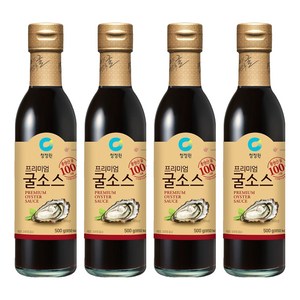 청정원 프리미엄 굴소스, 500g, 4개
