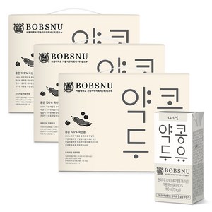 서울대밥스누 오리지널 약콩두유, 190ml, 72개
