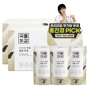 곡물도감 국산 서리태 가득 콩물두유, 180ml, 30개