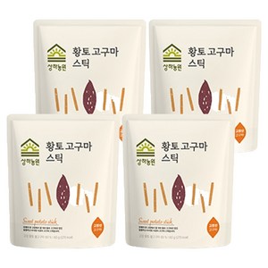 상하농원 고창 황토고구마 스틱, 60g, 4개