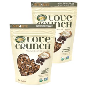 러브크런치 다크초코 코코넛, 325g, 2개