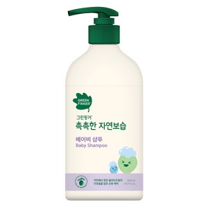 그린핑거 촉촉한 자연보습 베이비 샴푸, 500ml, 1개