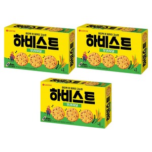 롯데웰푸드 하비스트 오리지널, 300g, 3개