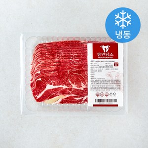 참연담소 국내산 소고기 등심 대패 2등급 구이용 (냉동), 600g, 1개