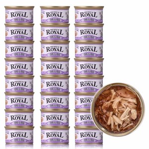 펫스토리로얄 프리미엄 캔 사료, 닭+참치, 85g, 1박스