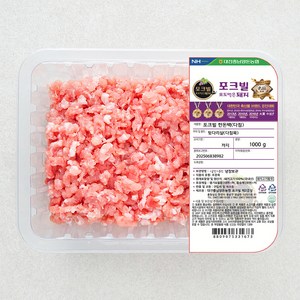 농협 포크빌 한돈 뒷다리살 다짐육, 1000g, 1개