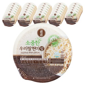 곰곰 소중한 우리쌀 현미밥, 210g, 36개