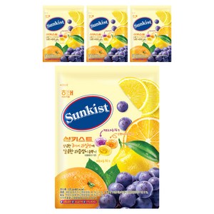 썬키스트 캔디, 125g, 4개