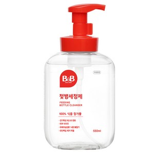 비앤비 젖병세정제 거품형, 550ml, 1개