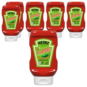 하인즈 할라페뇨 토마토 케첩, 397g, 6개