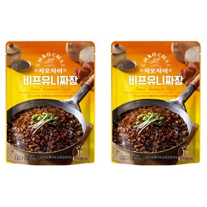 차오차이 비프 유니짜장, 180g, 2개