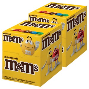 엠앤엠즈 피넛 픽앤믹스 초콜릿, 337.5g, 2개