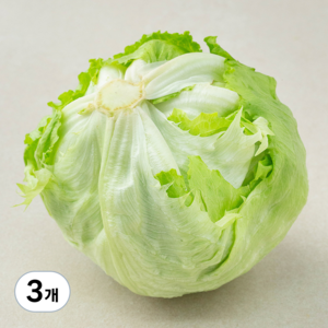 국내산 양상추, 1통, 3개
