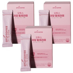 오투스커피 저당 돌체라떼 커피믹스, 10개입, 17g, 3개