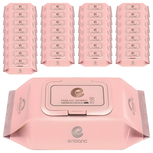 앙블랑 세이프 인디핑크 유아물티슈 휴대캡형, 63g, 20매, 36개