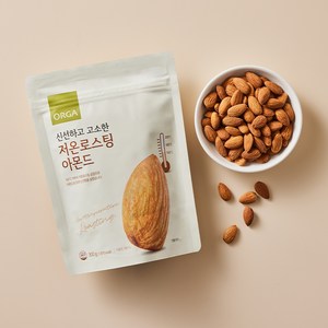 올가홀푸드 저온로스팅 아몬드, 300g, 3개