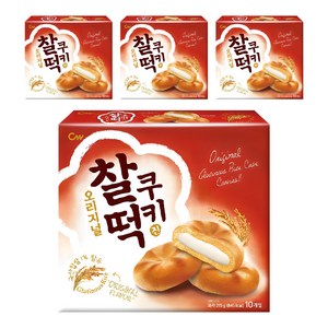 청우식품 찰떡쿠키 오리지날 10P, 215g, 4개