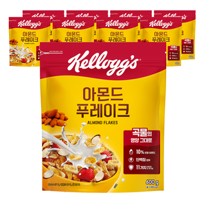 켈로그 아몬드 푸레이크, 600g, 9개