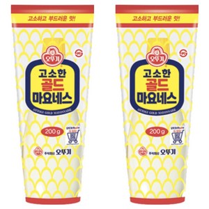 오뚜기 고소한 골드 마요네스, 200g, 2개