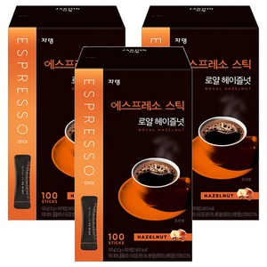 에스프레소스틱 쟈뎅 로얄 헤이즐넛 콜롬비아 수프리모 커피, 1g, 100개입, 3개