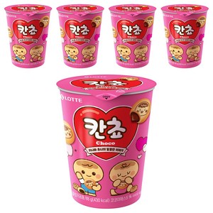 롯데웰푸드 칸쵸 컵, 88g, 5개